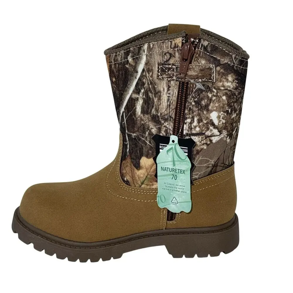 Magellan Outdoors Kids' Boone Realtree Edge Boots slip resistant SZ/13 Y